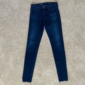 AG Farrah dark wash high rise skinny Jean
